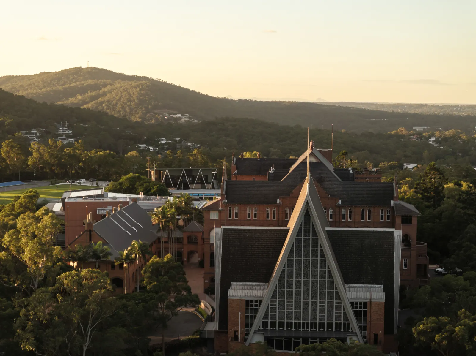 TheStuartholme Junior School nestled in the same mountain side as the main school building.